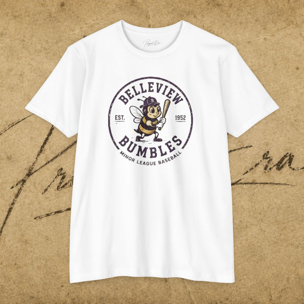Belleview Bumbles Vintage Baseball Tee — Retro Mascot T-Shirt (Est. 1952)